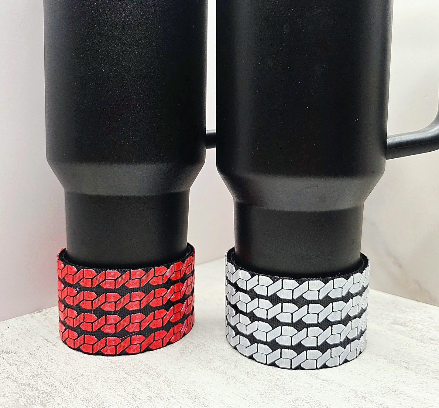 Infinity Symbol Boot & Cover for Stanley Tumbler | Seamless Velcro Tumbler Sleeve | Fits 20oz 30oz 40oz | Minimalist Cup Accessory