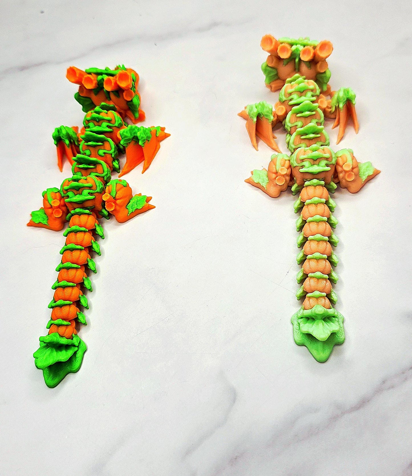 Pumpkin Dragon Stanley Straw Topper – Fall Halloween Tumbler Accessory Charm with Glow-in-the-Dark Option | Fits 20oz 30oz 40oz Stanley Cups