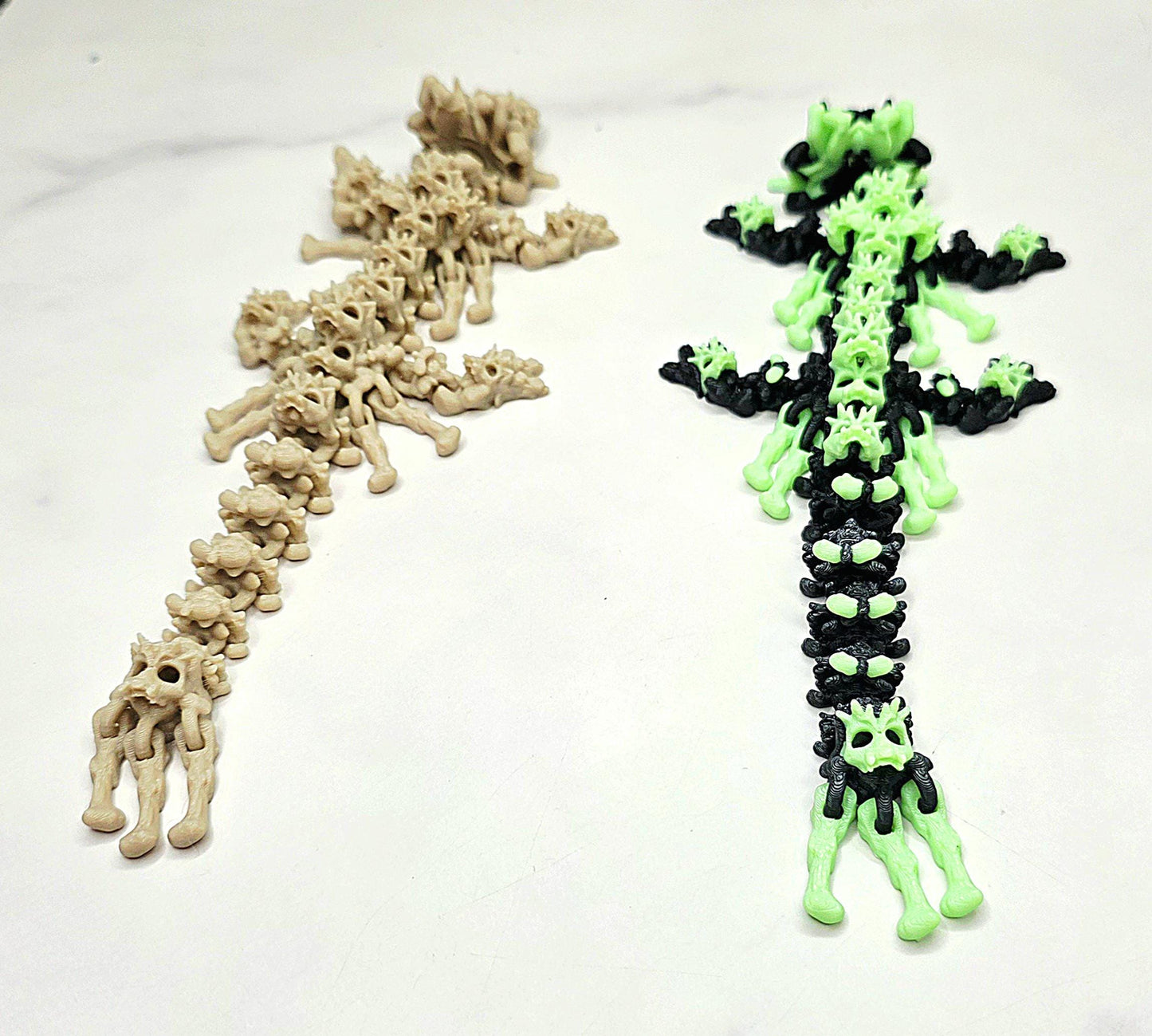 Skulls and Bones Dragon Stanley Straw Topper – Glow-in-the-Dark Halloween Tumbler Accessory Charm | Fits 20oz 30oz 40oz Stanley Cups