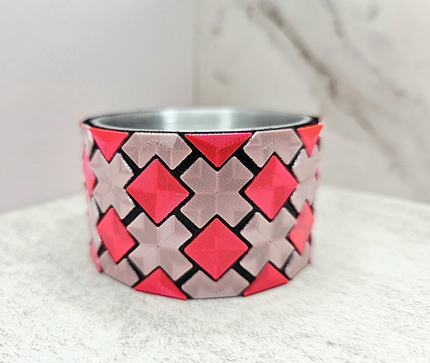 X Diamond Boot Cover for Stanley Tumbler | Geometric Cup Sleeve | Interchangeable Modern Tumbler Accessory | Minimalist Style |