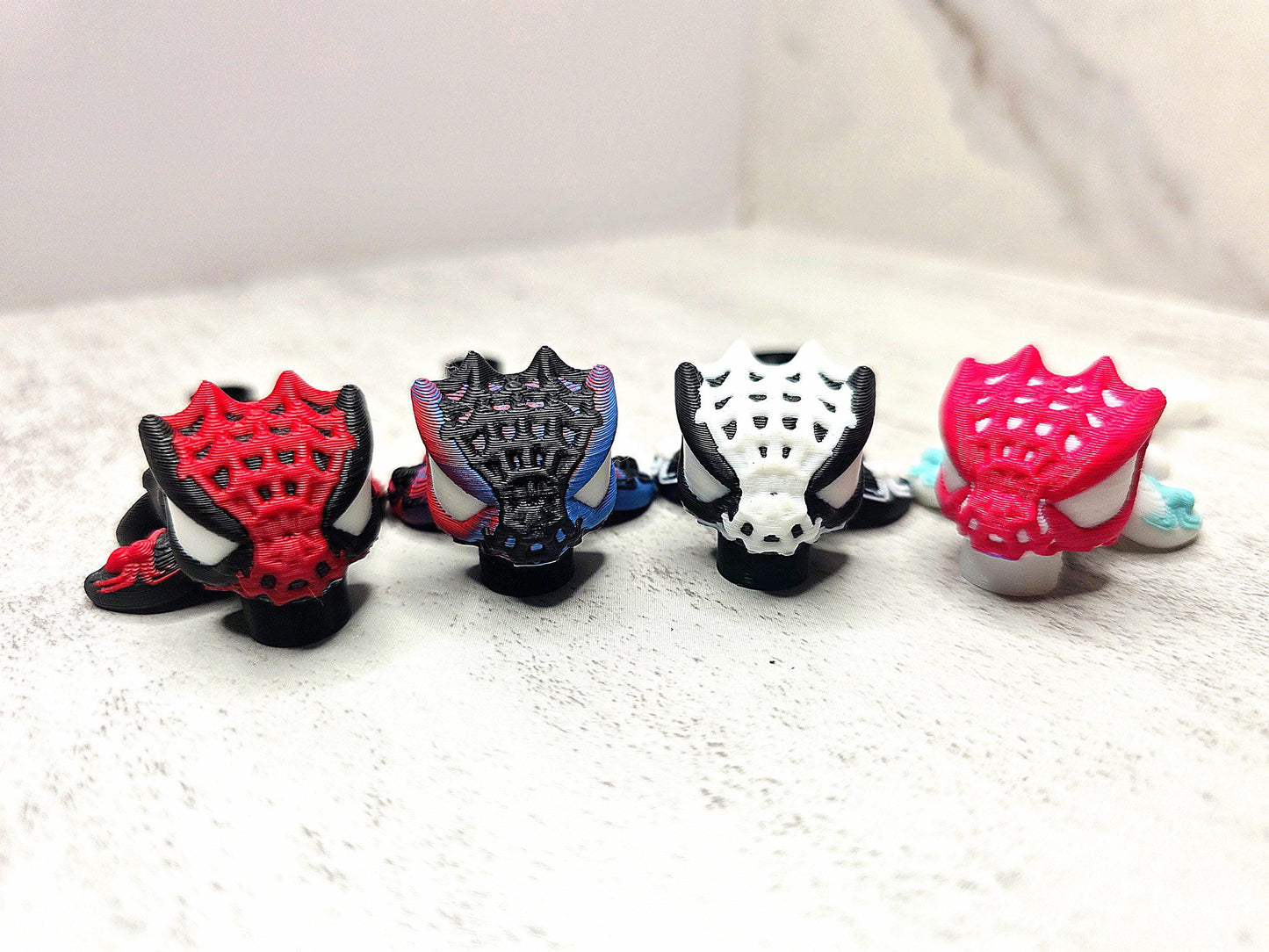 Superhero Spider Turtle Straw Topper for Stanley Tumblers | Flexible Hero Topper | Cute Hero Cup Accessory | Fits 20oz 30oz 40oz | Cup Charm