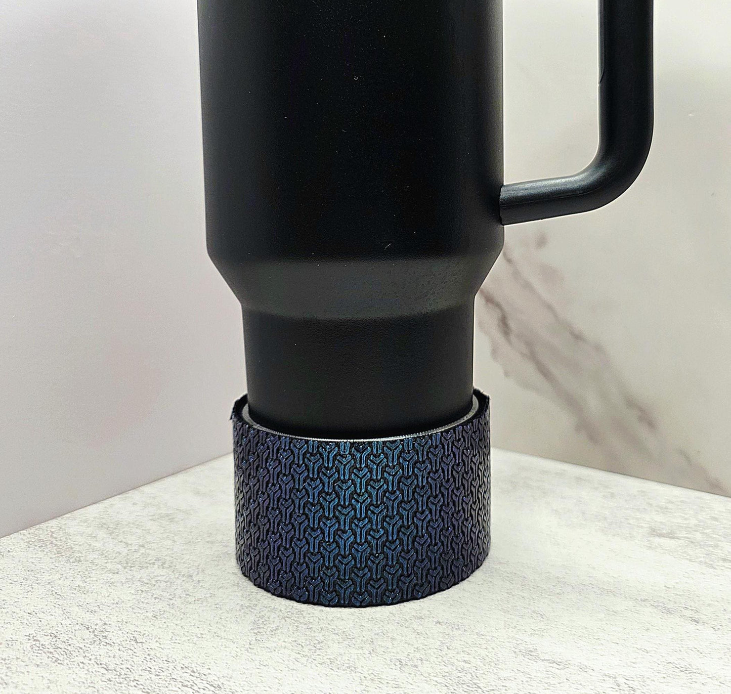 Escher Lattice Boot for Stanley Tumbler | Geometric Optical Illusion Cup Boot | Interchangeable Modern Tumbler Accessory | Tumbler Sleeve