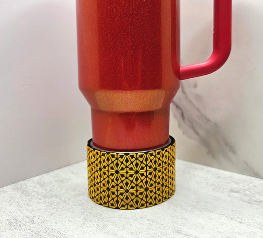 Honeycomb Boot for Stanley Tumbler | Geometric Tumbler Accessory | Interchangeable Modern Cup Boot | Protective Cup Sleeve