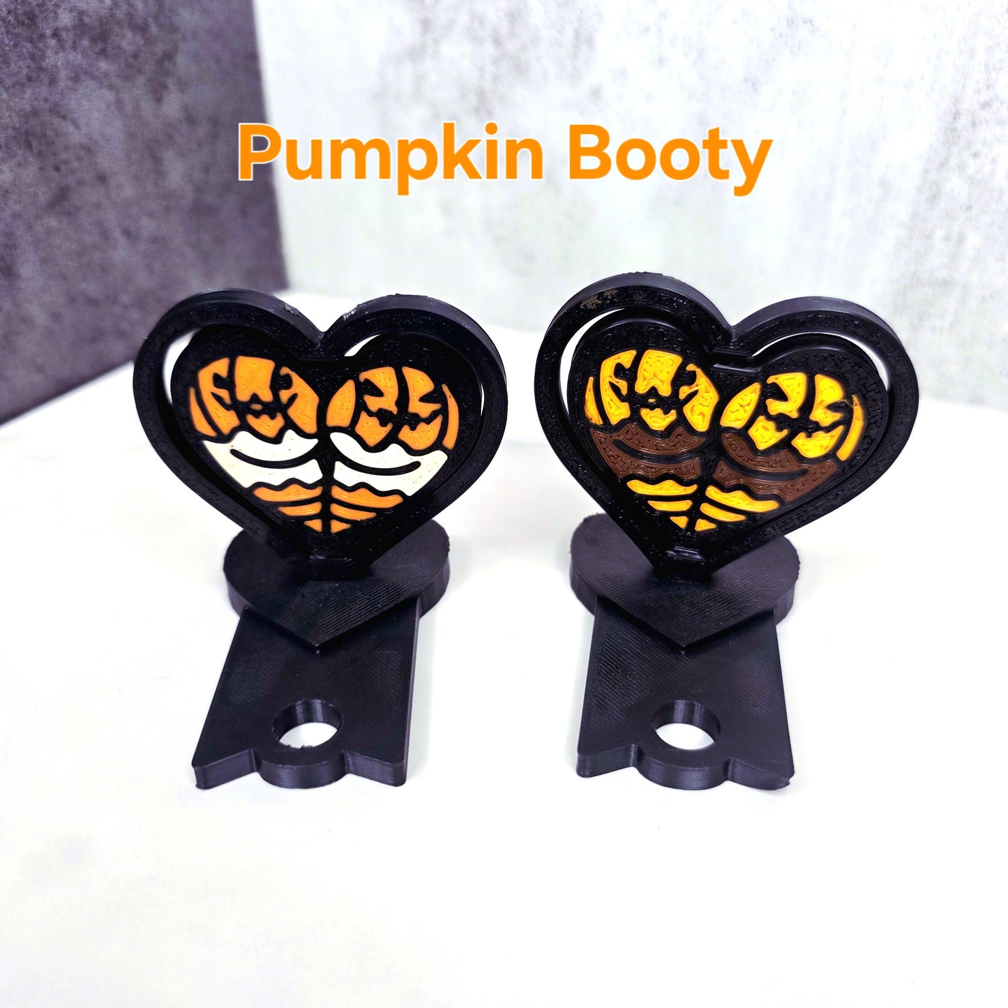 Halloween Thicc Heart Booty Fidget Spinner Topper Bundles for Stanley Tumblers– Pumpkin, Bat, Vampire, Witch, Skeleton, Devil Custom Color