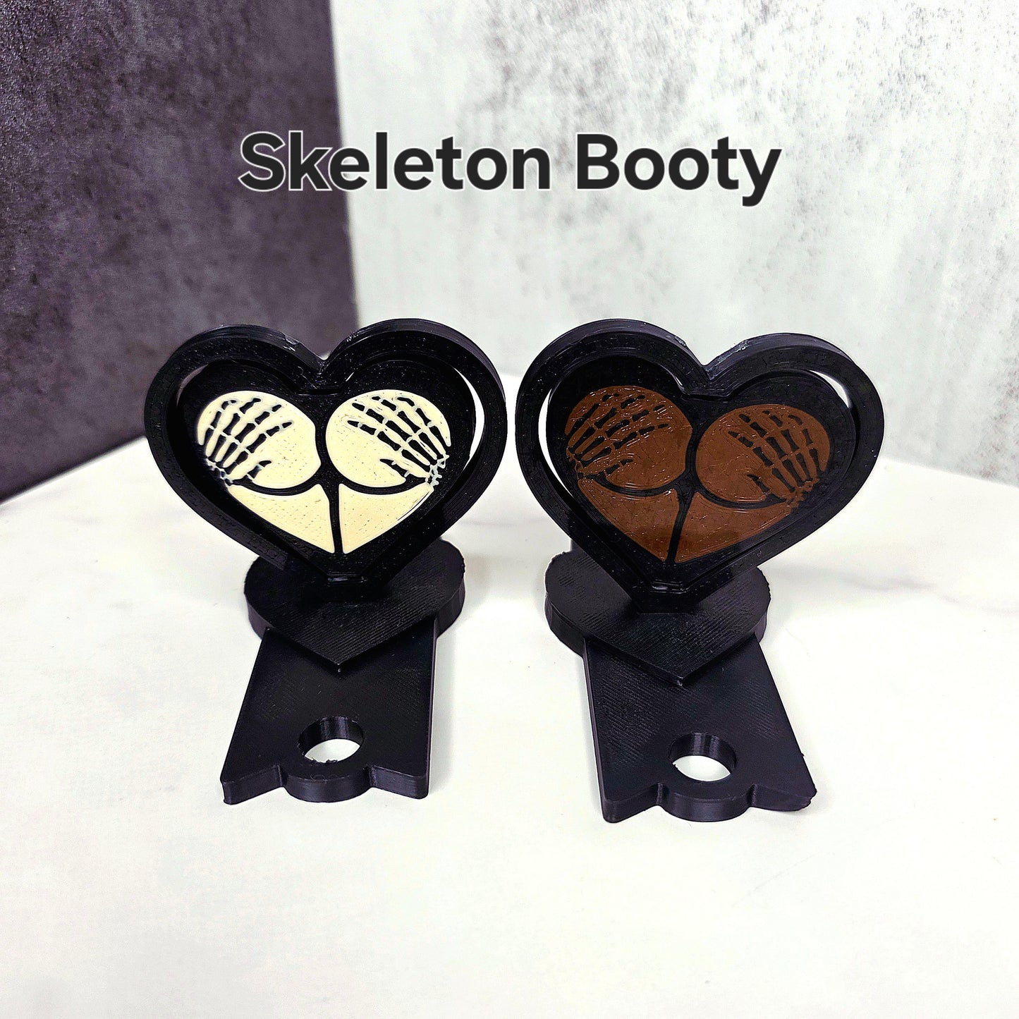 Halloween Thicc Heart Booty Fidget Spinner Topper Accessory for Stanley Tumblers– Pumpkin, Bat, Vampire, Witch, Skeleton, Devil Custom Color