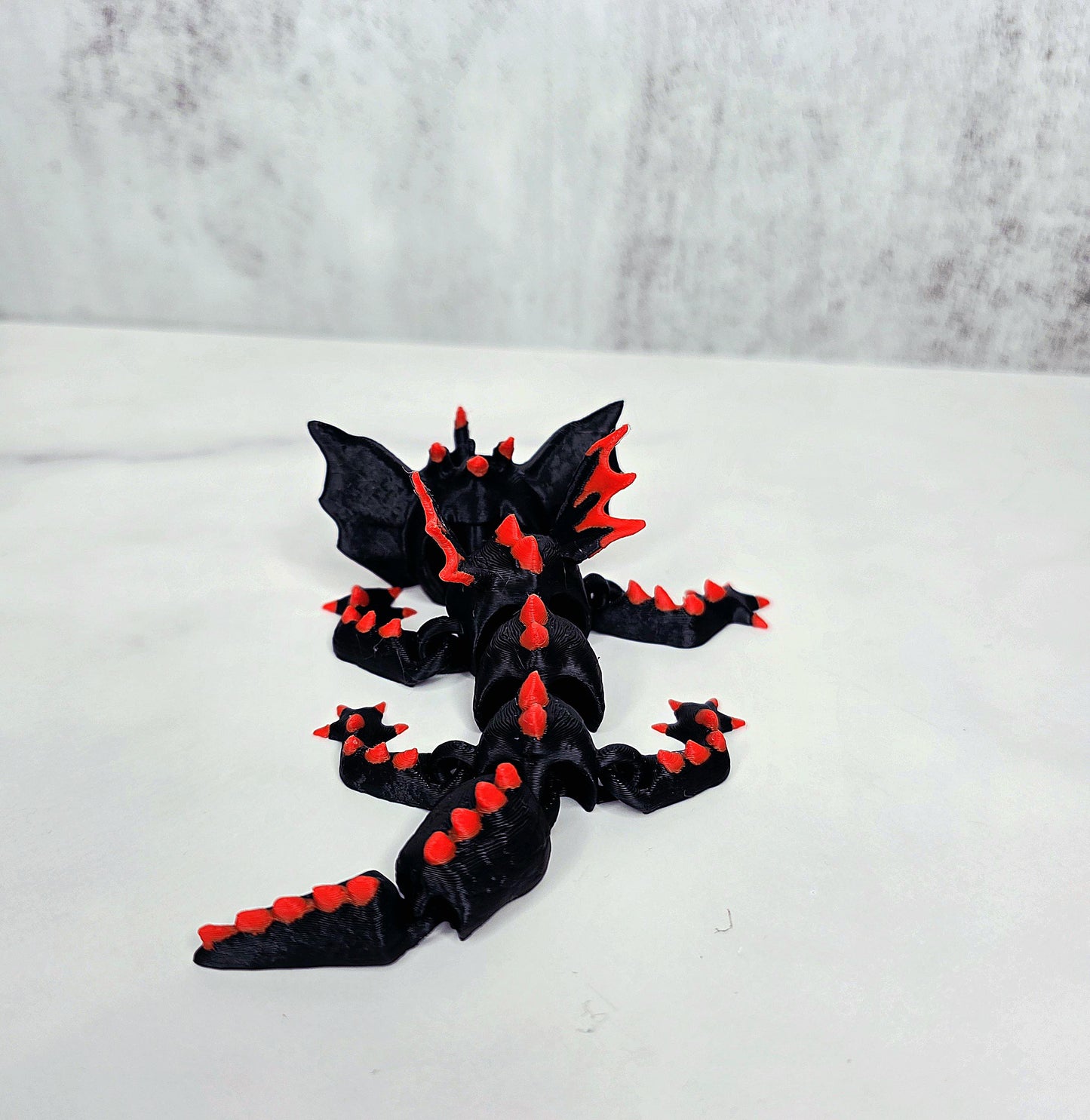 Vampire Bat Dragon Stanley Straw Topper – Spooky 3D Printed Tumbler Accessory Charm for Halloween | Custom Colors To Match Cups