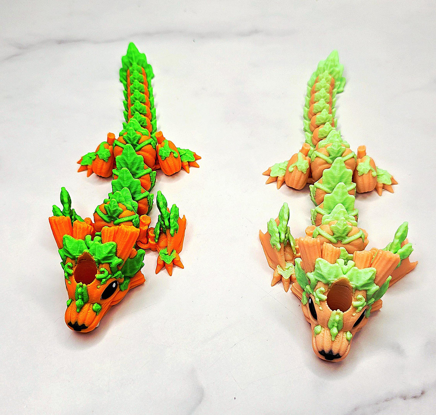 Pumpkin Dragon Stanley Straw Topper – Fall Halloween Tumbler Accessory Charm with Glow-in-the-Dark Option | Fits 20oz 30oz 40oz Stanley Cups