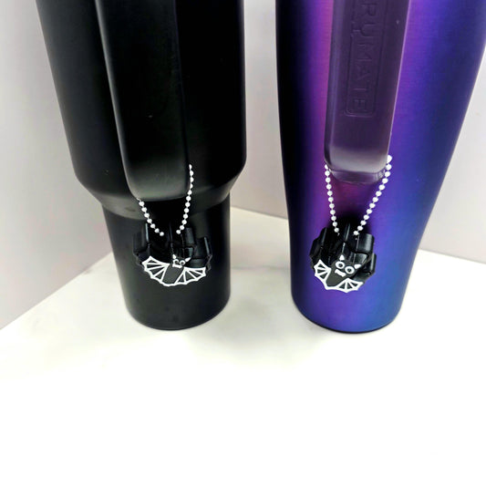 3D Printed Vampire Bat Fidget Clicker Keychain | Spooky Halloween Stress Relief for Keys, Bags, Backpacks & Tumblers