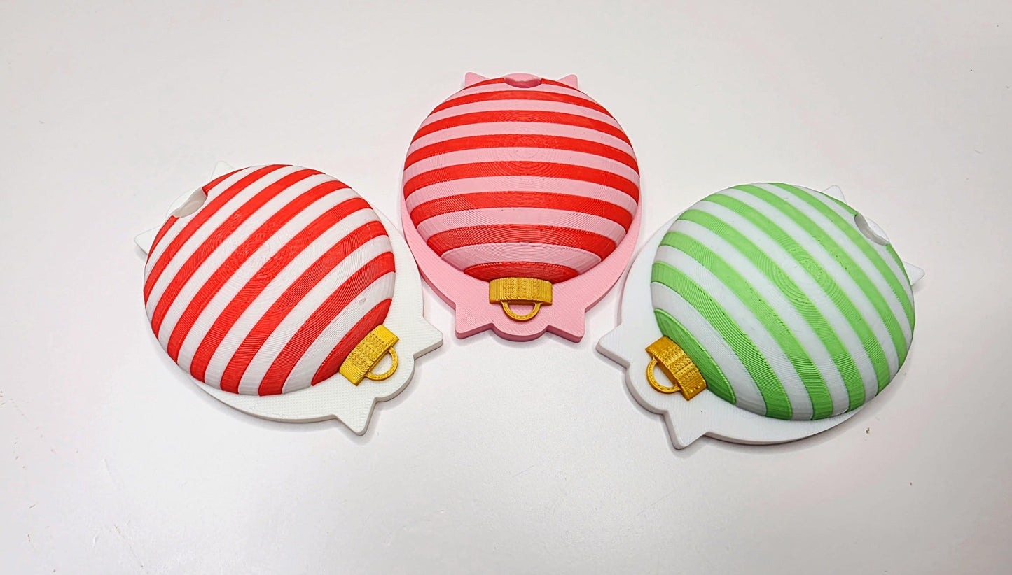 Mint Christmas Ornament Lid Topper & Boot for Stanley Tumblers | Festive Holiday Bundle + FREE Mint Fidget Clicker Keychain