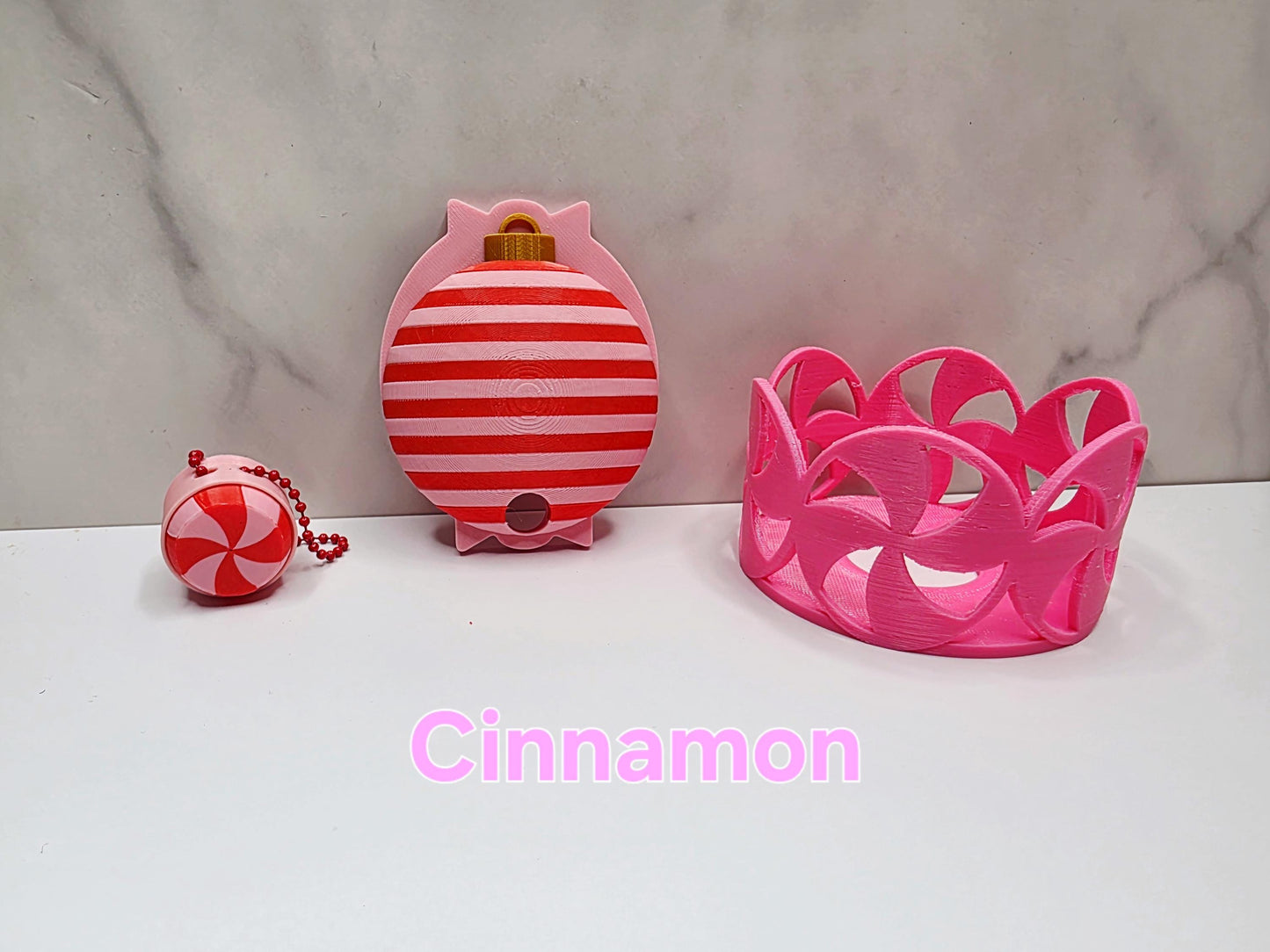 Mint Christmas Ornament Lid Topper & Boot for Stanley Tumblers | Festive Holiday Bundle + FREE Mint Fidget Clicker Keychain