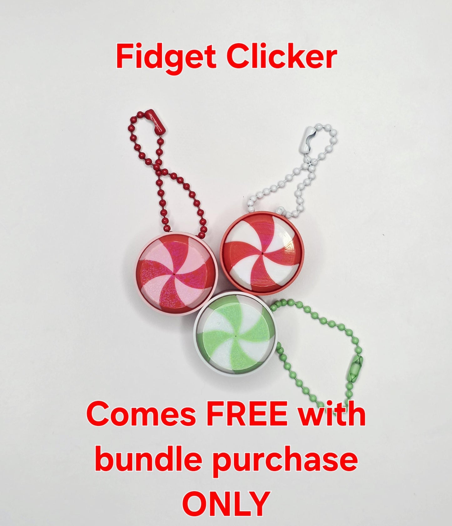 Mint Christmas Ornament Lid Topper & Boot for Stanley Tumblers | Festive Holiday Bundle + FREE Mint Fidget Clicker Keychain