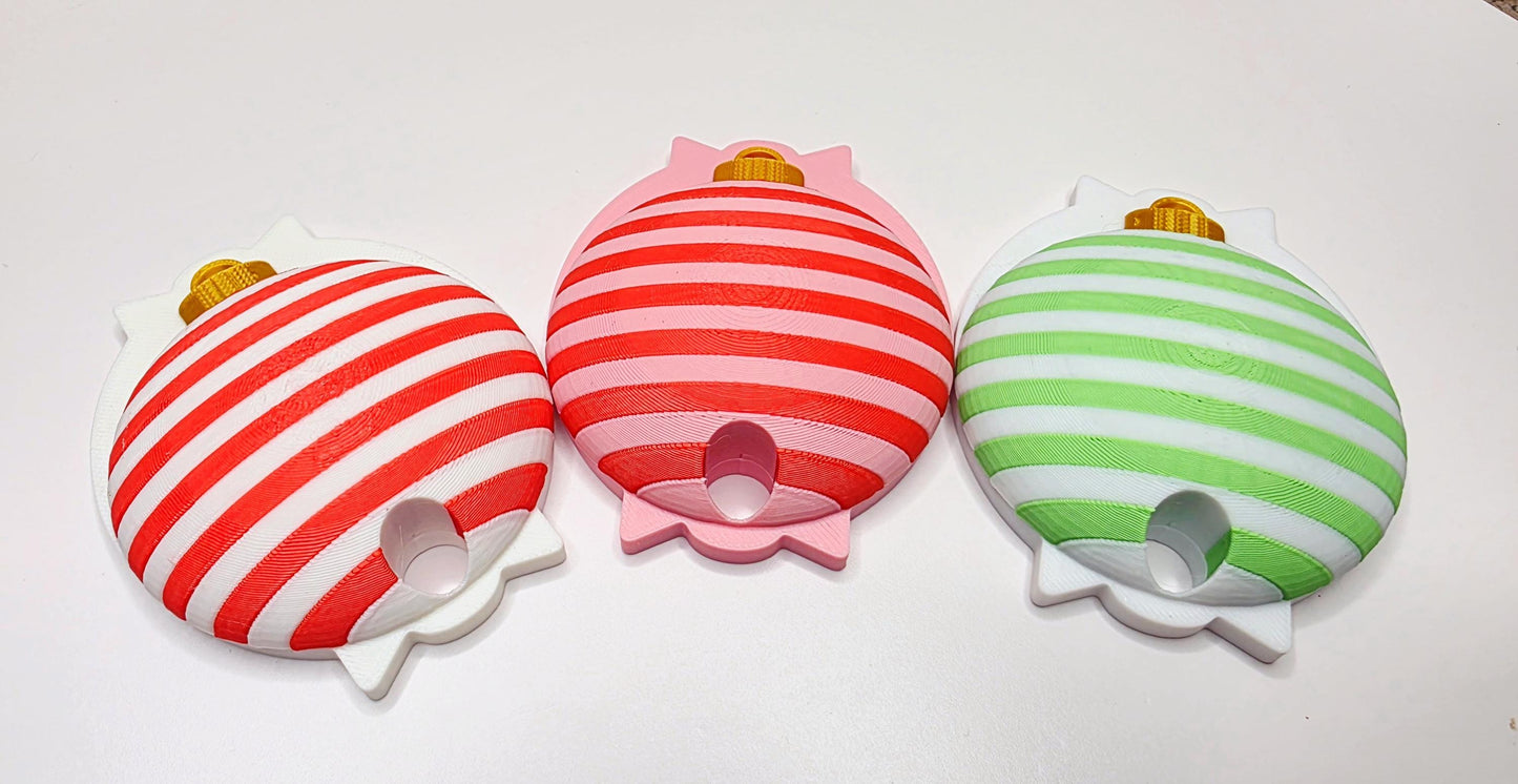 Mint Christmas Ornament Lid Topper & Boot for Stanley Tumblers | Festive Holiday Bundle + FREE Mint Fidget Clicker Keychain