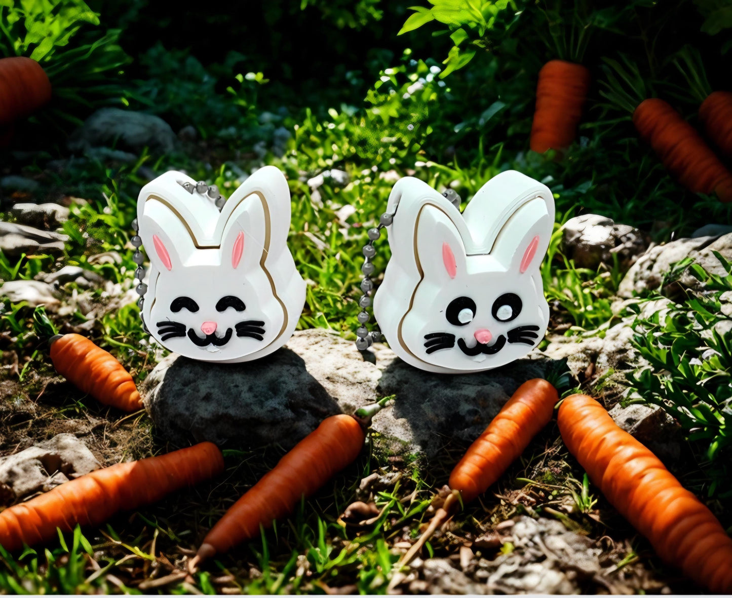 3D Printed Forest Friends Fidget Clicker Keychain – Bunny, Fox & Squirrel| ADHD Anxiety Stress Relief Sensory and Focus | 6 Designs