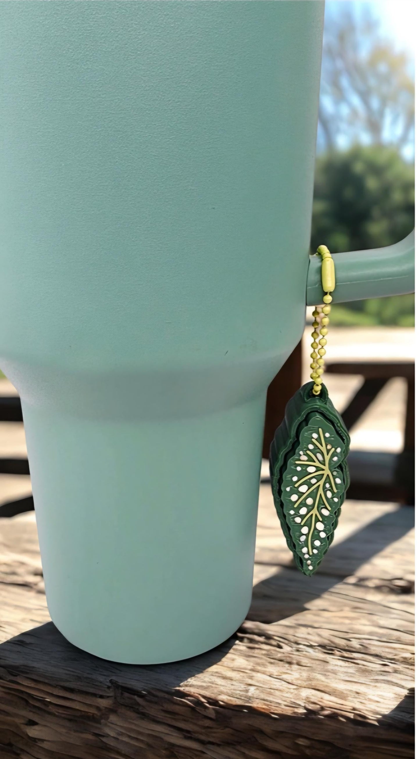 3D Printed Plant Fidget Clicker Keychain – Monstera, Alocasia, Anthurium, Begonia | Variegated Options | For ADHD, Stress & Anxiety Relief