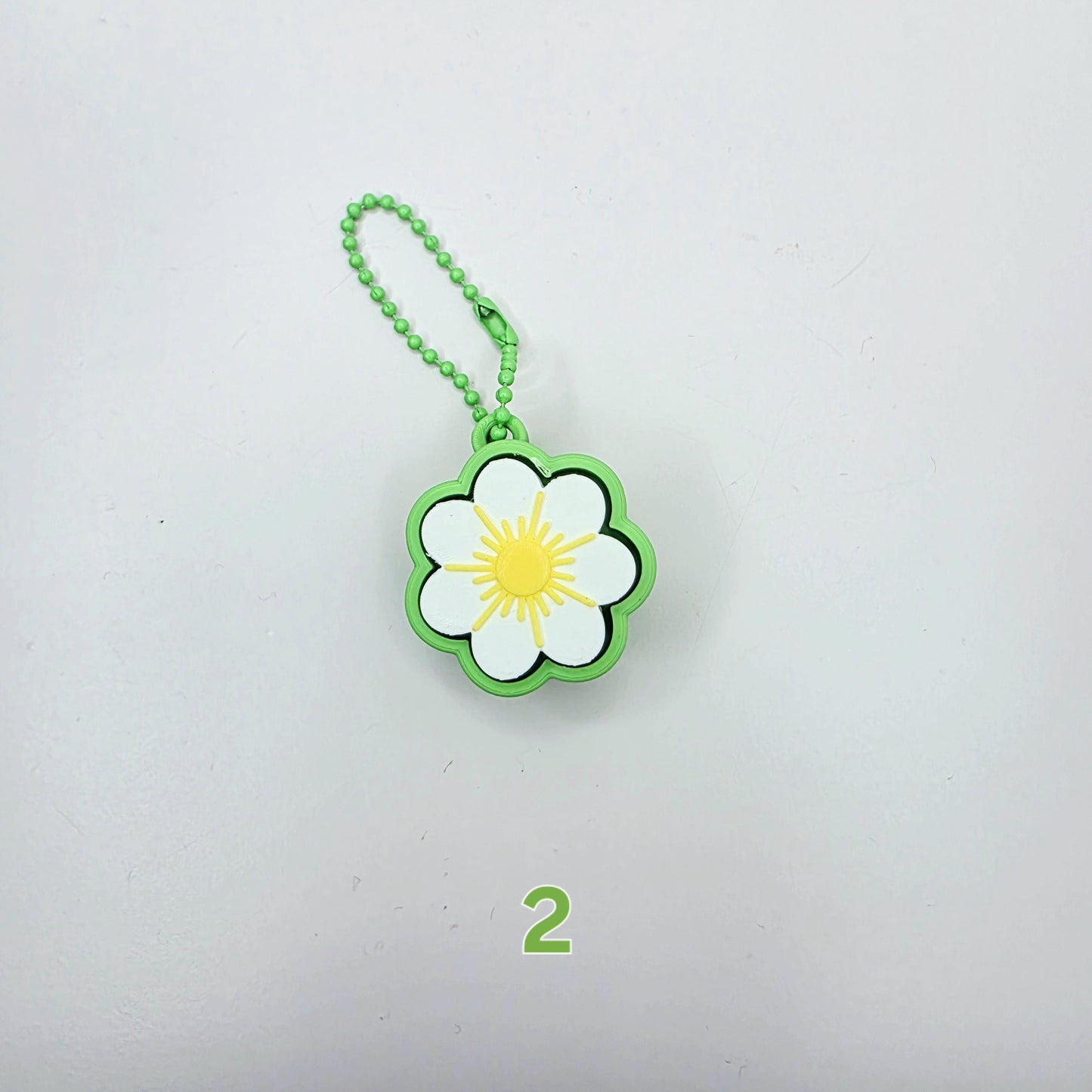 3D Printed Flower Fidget Clicker Keychain – 4 Floral Designs | Custom Colors | ADHD, Stress, Anxiety Relief for Adults & Kids