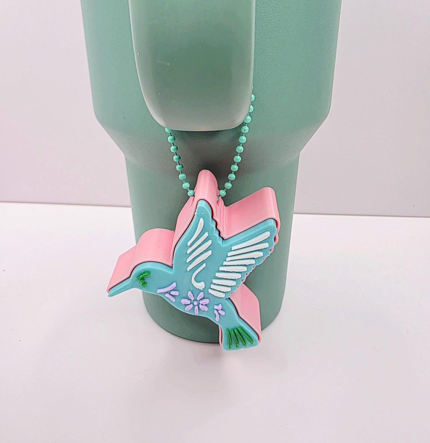 3D Printed Hummingbird Fidget Clicker Keychain – 7 Color Schemes + Custom | ADHD, Anxiety, Stress Relief Satisfying Click | Cute Bird Fidget