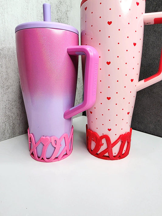X's and O's Tumbler Boot Made for Brumate Era 40oz 30oz | Valentine's Day Gift & Decor