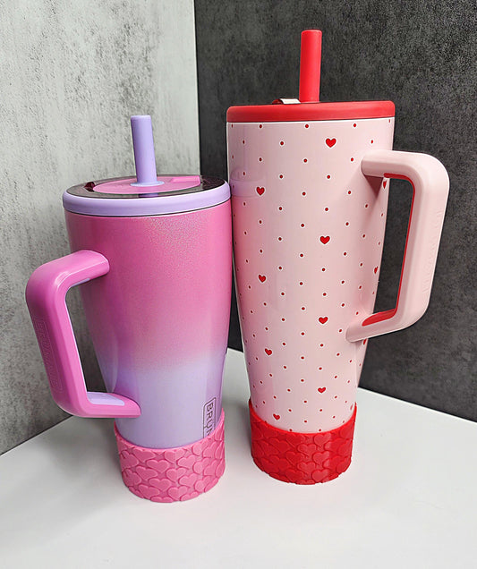 Valentines Curvy Hearts Tumbler Boot Made for Brumate Era 40oz 30oz | Valentine's Day Gift & Decor
