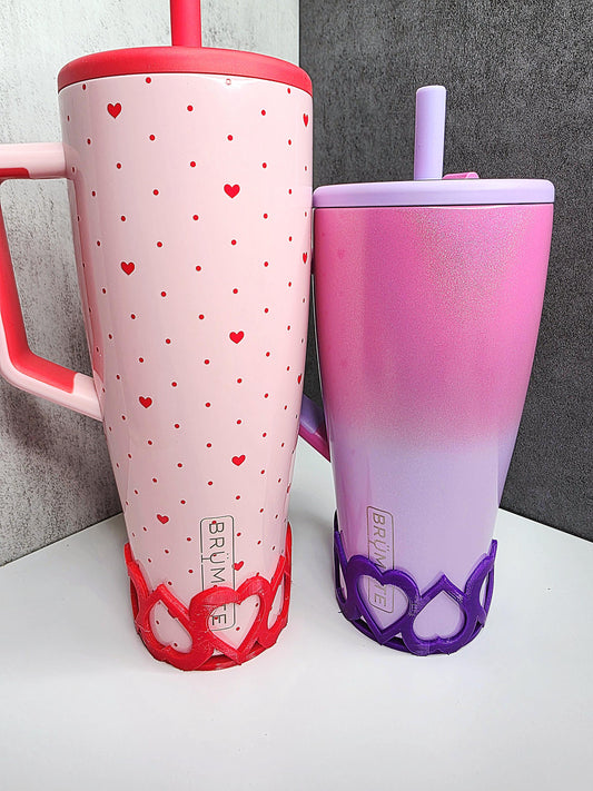 Valentines Hearts Cutout Tumbler Boot Made for Brumate Era 40oz 30oz | Valentine's Day Gift & Decor